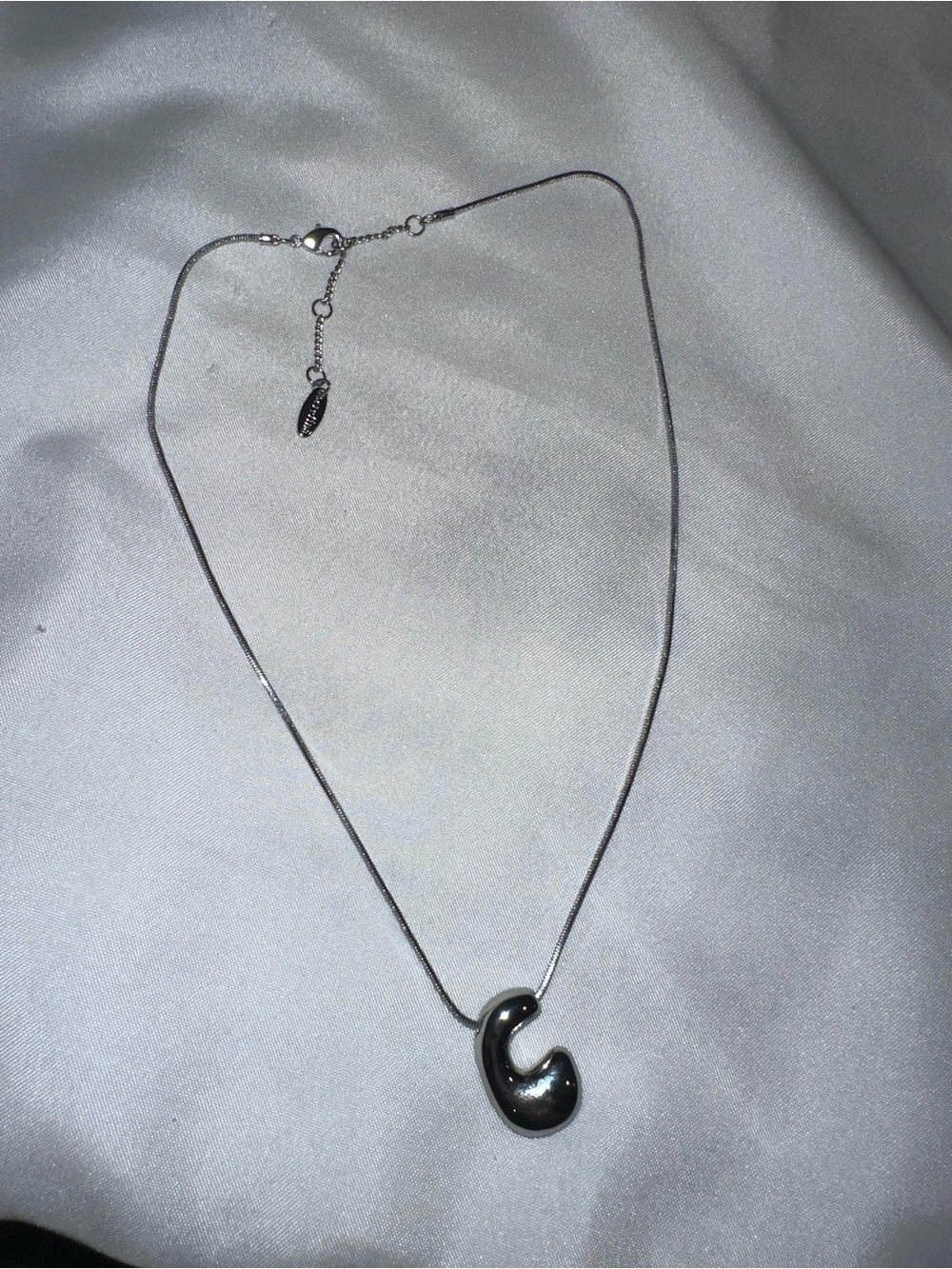 “C” Pendant Necklace